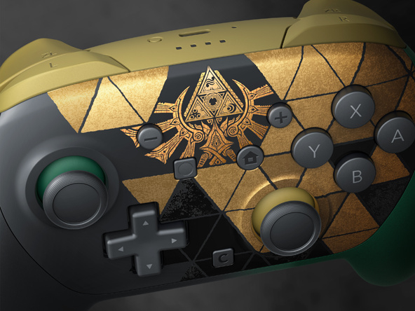 Nintendo Switch 2 Zelda edition close-up